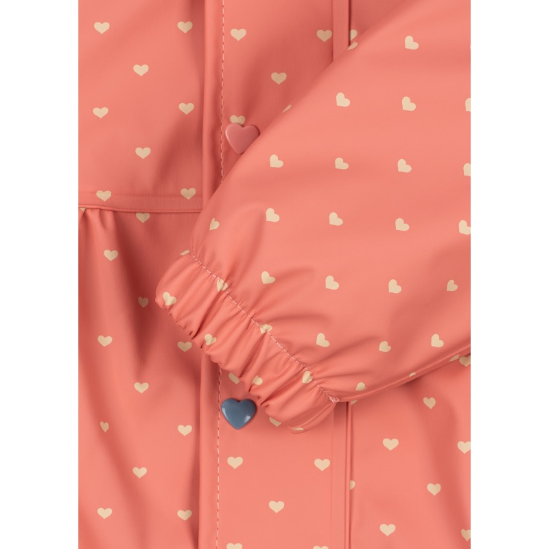Konges Slojd Rainy Palme Duckling Rain Jacket Coeur Feathers - Afbeelding 4