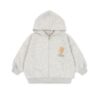 Konges Slojd Lou Sweat Zip Hoodie Grey Melange
