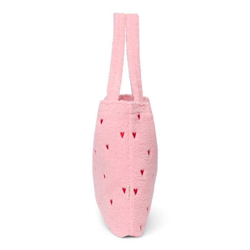 Studio Noos Teddy Mom Bag Light Pink Hearts