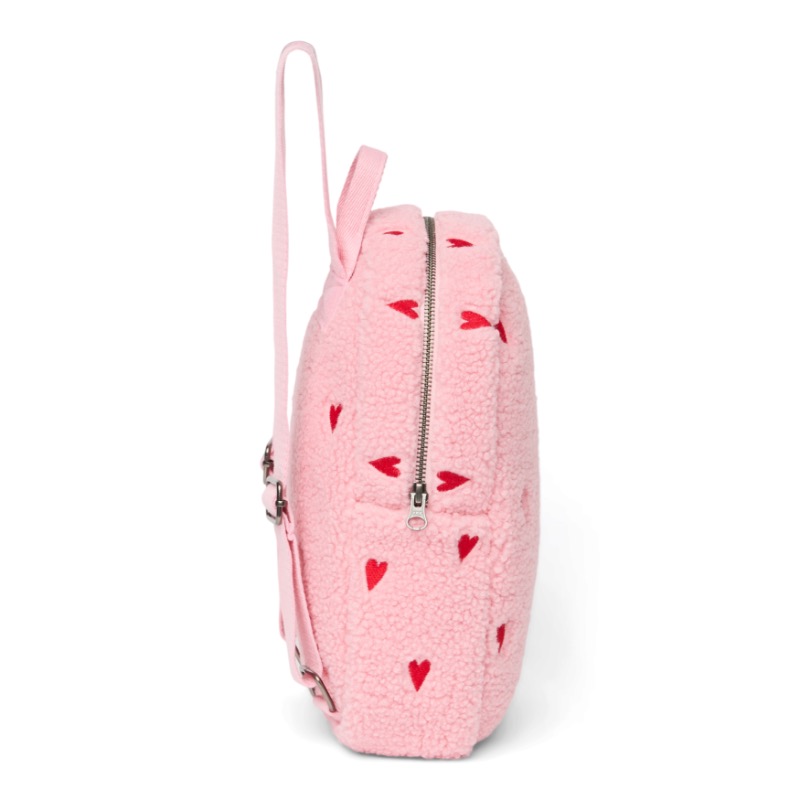 Studio Noos Teddy mini Backpack Light Pink Hearts - Afbeelding 2