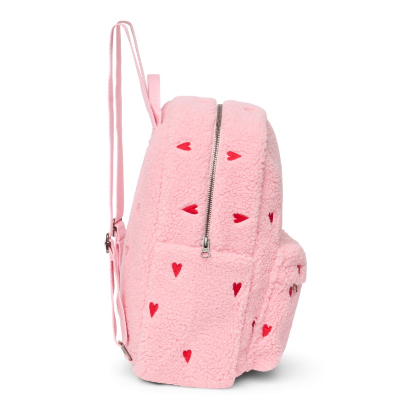 Studio Noos Teddy midi Backpack Light Pink Hearts - Afbeelding 4