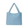 Studio Noos Denim Mom Bag Light Blue Hearts