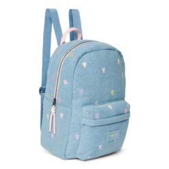 Alternative view of Studio Noos Denim Midi Backpack Light Blue Hearts