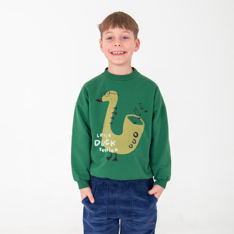 lotiekids Sweatshirt Duck Session Green