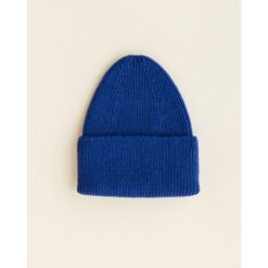 hvid Beanie fonzie cobalt blue