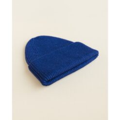 hvid Beanie fonzie cobalt blue - Afbeelding 3