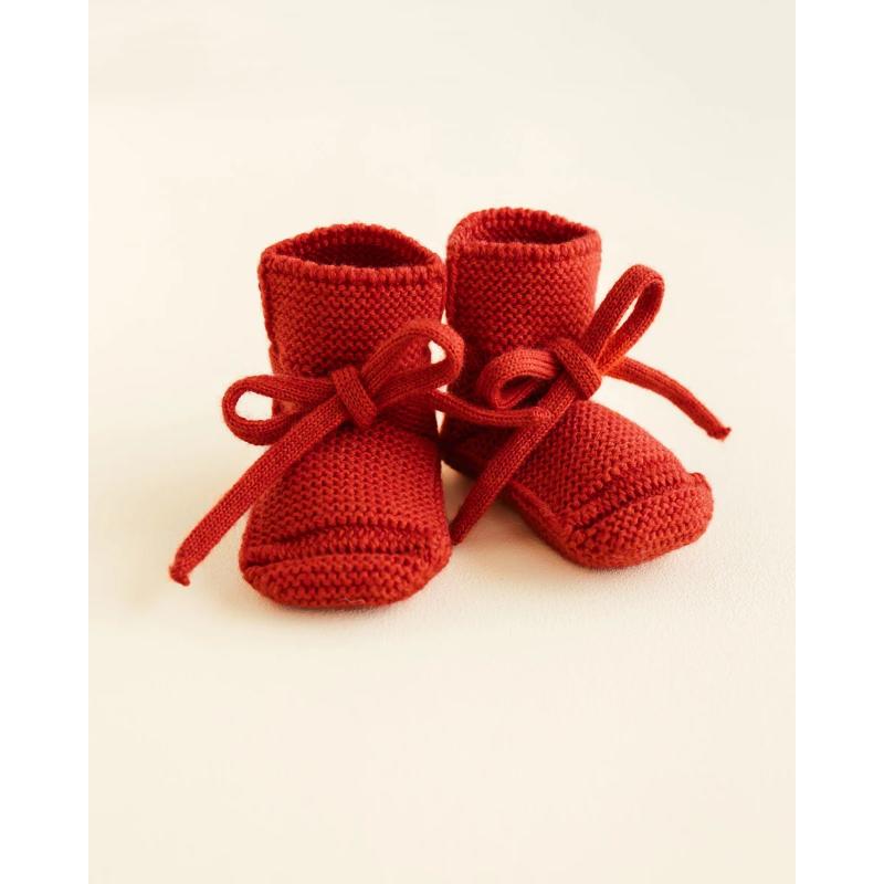 hvid booties Red