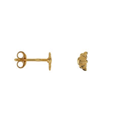 Bibi Camille Croissant Stud Earring Gold Plated