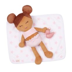 LullaBaby Plush Girl Brown hair Bath Doll & Accessories