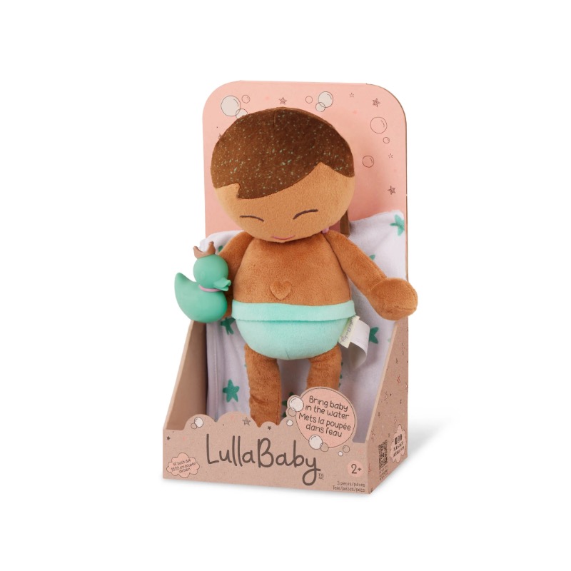 LullaBaby Plush Boy Brown Hair Bath Doll & Accessories (Copy)