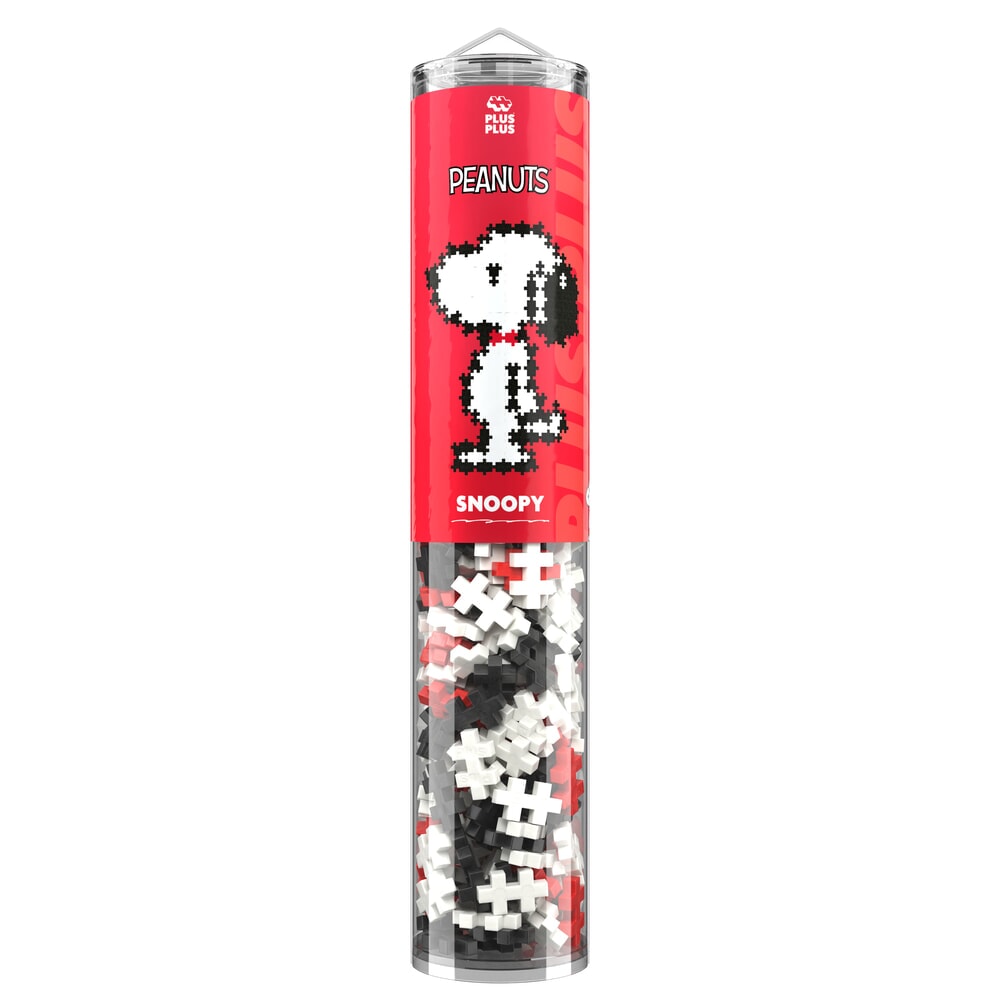 Plus-Plus Puzzle by Number Snoopy Tube 275 pcs