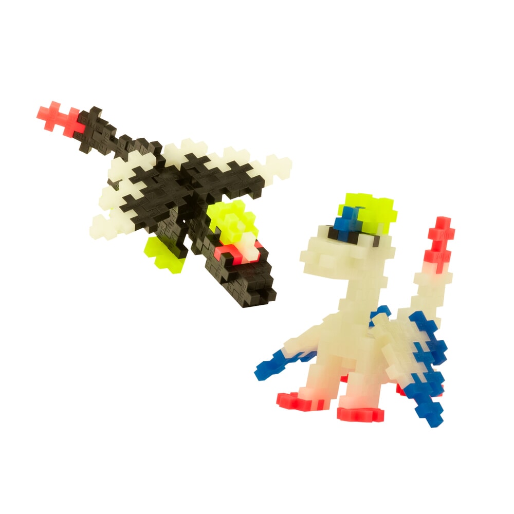 Plus-Plus Tube Glow Dragons 100 stuks - Afbeelding 2