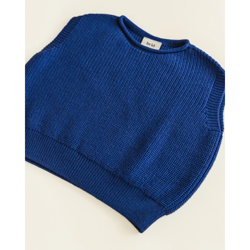 hvid Vest Harvey Cobalt Blue