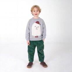 Alternative view of lotiekids Corduroy Wide Pants Plaid Green