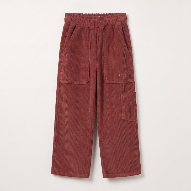 lotiekids Corduroy Pants Washed Brown