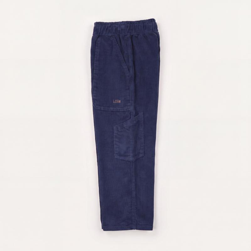 lotiekids Corduroy Pants Washed Navy