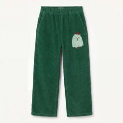 lotiekids Corduroy Casual Pants Good Monster Green