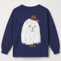Alternative view of lotiekids heavyweight t-shirt Good Monster Navy Blue