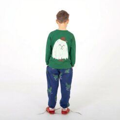 lotiekids heavyweight t-shirt Good Monster Green