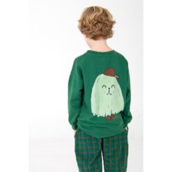 lotiekids heavyweight t-shirt Good Monster Green - Afbeelding 4