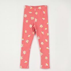 lotiekids Leggings Daisies Allover Coral
