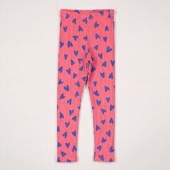 lotiekids Leggings Hearts Allover Pink Lemonade