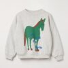 lotiekids Sweatshirt Me and The Horse Light Grey Melange