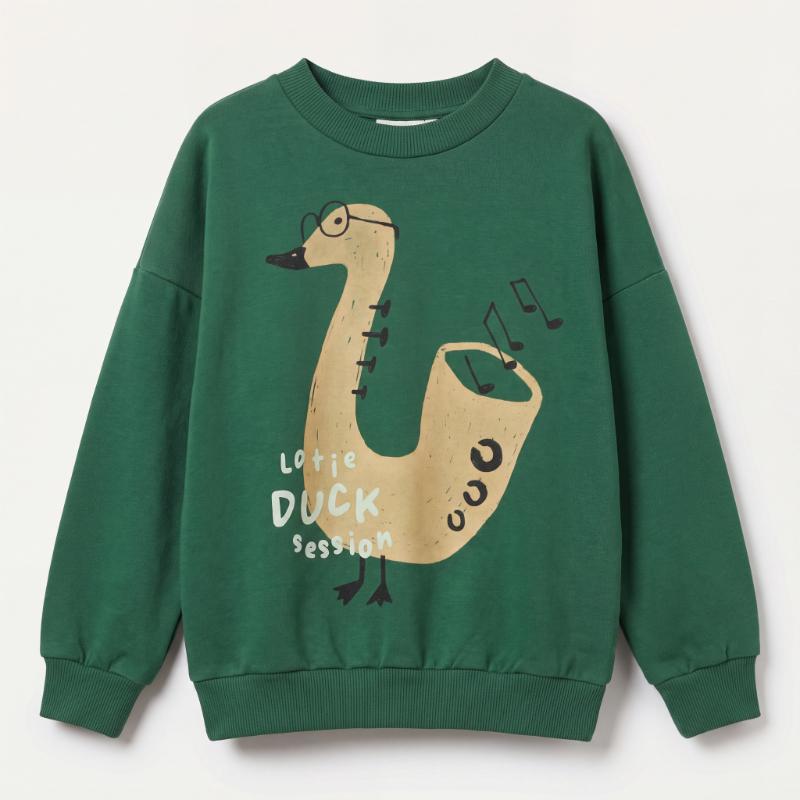 lotiekids Sweatshirt Duck Session Green