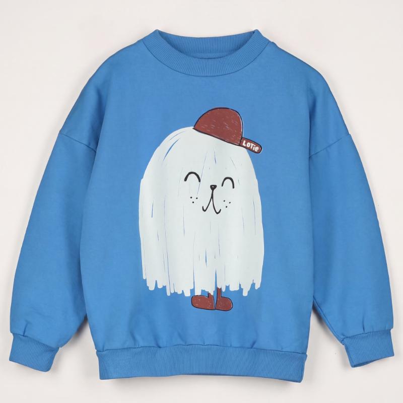 lotiekids Sweatshirt Good Monster Cobalt Blue