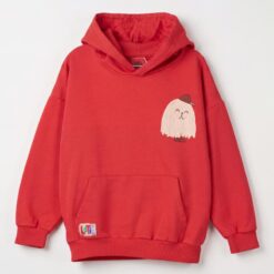lotiekids Hooded Sweatshirt small Good Monster Red