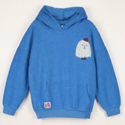 lotiekids Hooded Sweatshirt small Good Monster Cobalt Blue