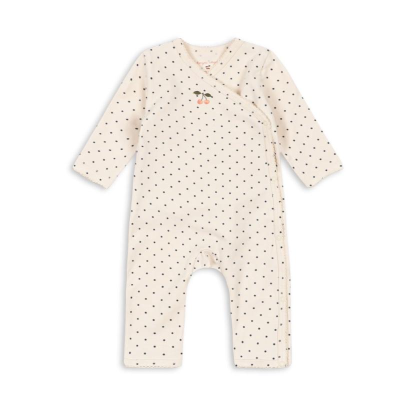 Konges Slojd Newborn Onesie Blue Dot