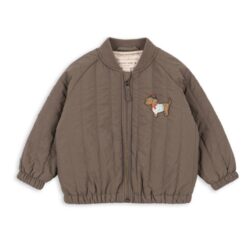 Konges Slojd Terry Juno Bomber Jacket Walnut
