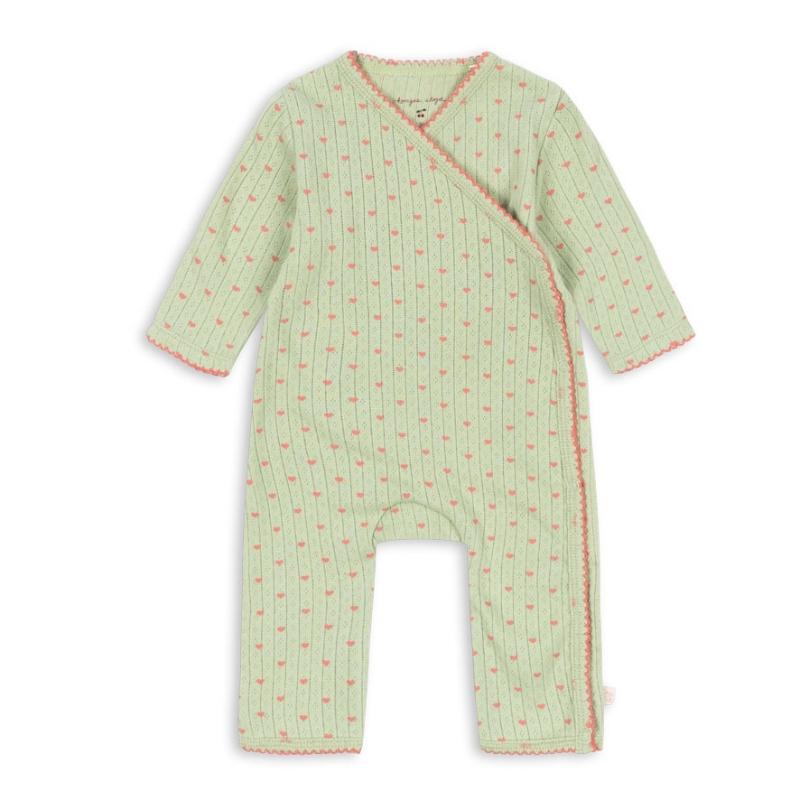 Konges Slojd Newborn Onesie Coeur Lint