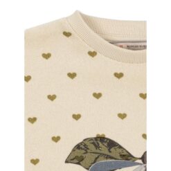 Konges Slojd Mitty Sweatshirt Oyster Coeur - Afbeelding 3