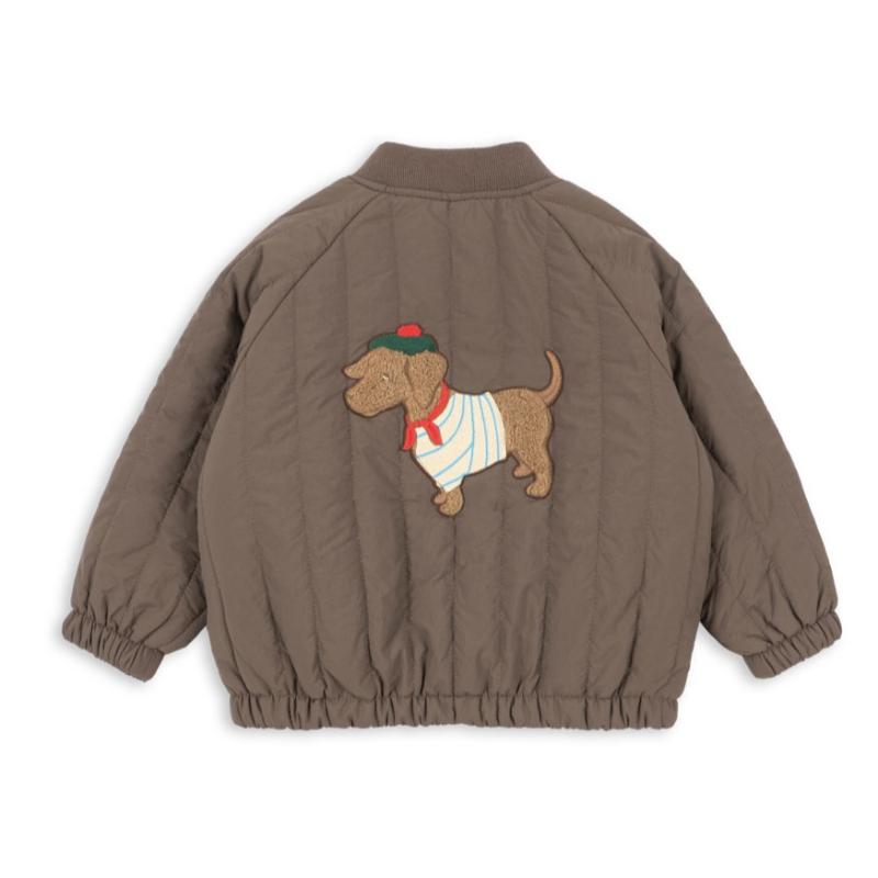 Konges Slojd Terry Juno Bomber Jacket Walnut - Afbeelding 2