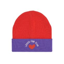 Lassig Merino Beanie purple poppy red