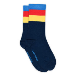 mp Denmark Melton Wide Stripes socks Navy Ink 22157 776