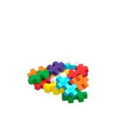 Alternative view of Plus-Plus Tube Rainbow BIG 15 stuks