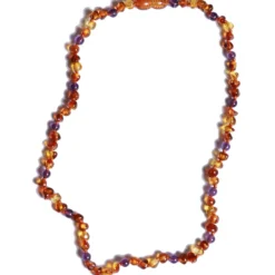 Coni barnsteen ketting kids Amethyst 38cm