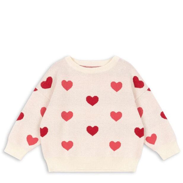 Konges Slojd Lapis Sweater coeur colore