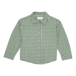 brunobruno nation Nohrla Shirt Myrtle Green Check
