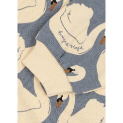 Konges Slojd Loupy Print Sweatshirt Swan - Afbeelding 4