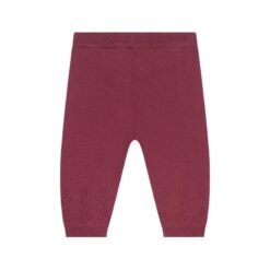 A Tiny Story baby pants knit dark red TIN26629240