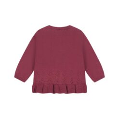 Alternative view of A Tiny Story baby knit sweater dark red TIN26629344
