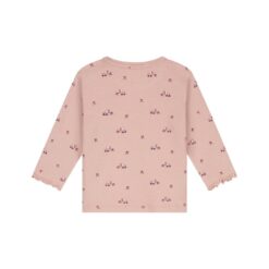 A Tiny Story baby t-shirt long sleeve ducks old pink TIN26629644 - Afbeelding 2