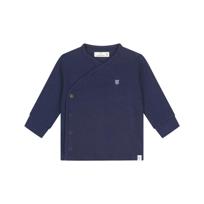 A Tiny Story baby t-shirt long sleeve dark blue TIN26629646