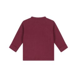 Alternative view of A Tiny Story baby t-shirt long sleeve dark red TIN26629647