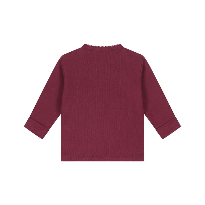 A Tiny Story baby t-shirt long sleeve dark red TIN26629647 - Afbeelding 2