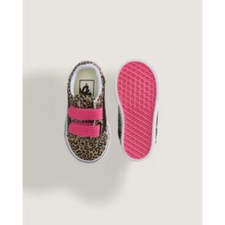 Alternative view of Vans TD Old Skool Leopard Pop Incense Pink Velvet